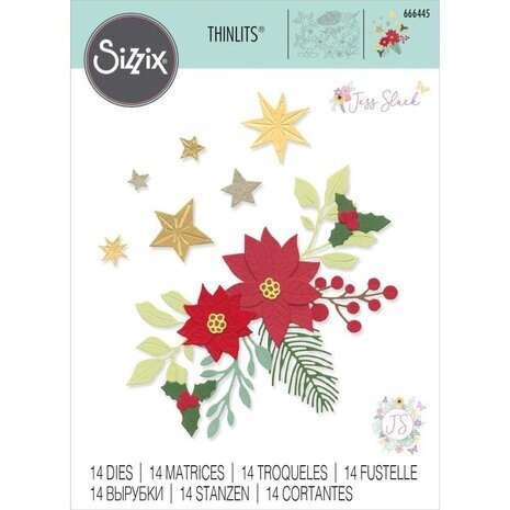 Sizzix Thinlits Die Set Festive Foliage (666445) Sizzix Thinlits Die Set Festive Foliage (666445)