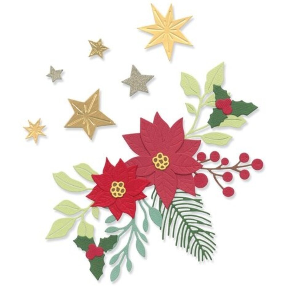 Sizzix Thinlits Die Set Festive Foliage (666445) Sizzix Thinlits Die Set Festive Foliage (666445)