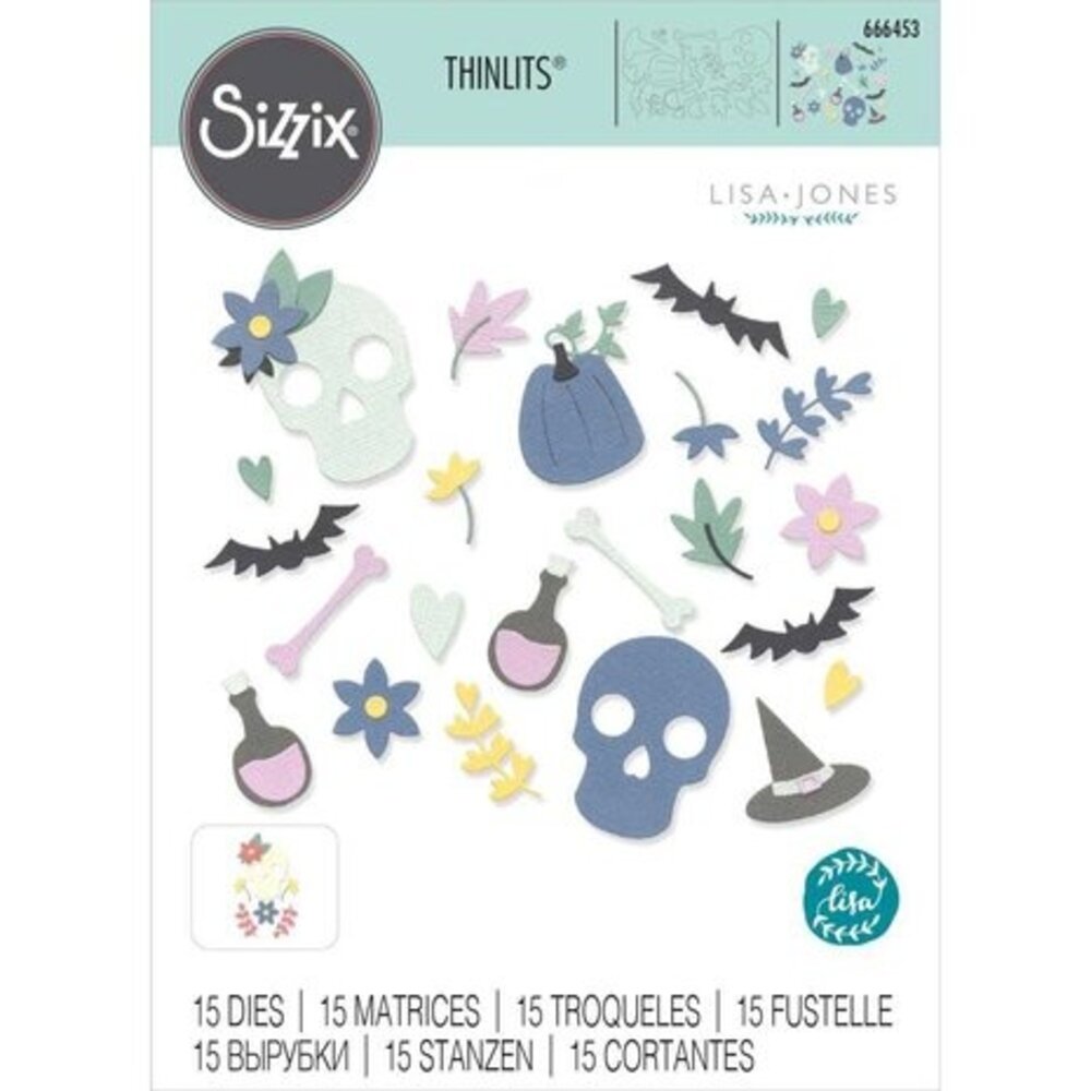 Sizzix Thinlits Die Set Spooky Icons (666453) Sizzix Thinlits Die Set Spooky Icons (666453)