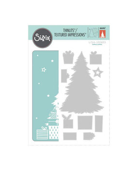 Sizzix Thinlits Die Set with Textured Impressions Sparkle Tree (666467) Sizzix Thinlits Die Set with Textured Impressions Sparkle Tree (666467)