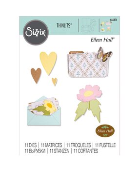 Sizzix Thinlits Die Set Envelope Folder & Flowers (666474) Sizzix Thinlits Die Set Envelope Folder & Flowers (666474)