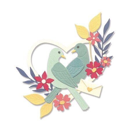 Sizzix Thinlits Die Set Sweet Birds (666485)