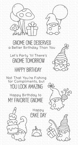 My Favorite Things Happy Birthday to My Favorite Gnomie Clear Stamps (JB-001)