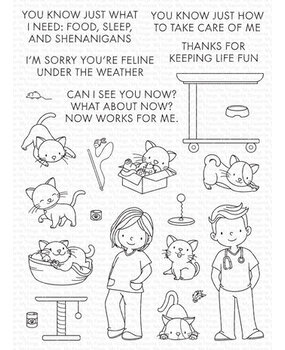 My Favorite Things Feline Fun Clear Stamps (YUZU-020) My Favorite Things Feline Fun Clear Stamps (YUZU-020)