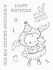 Birthday Squeeze Clear Stamps (RAM-051)