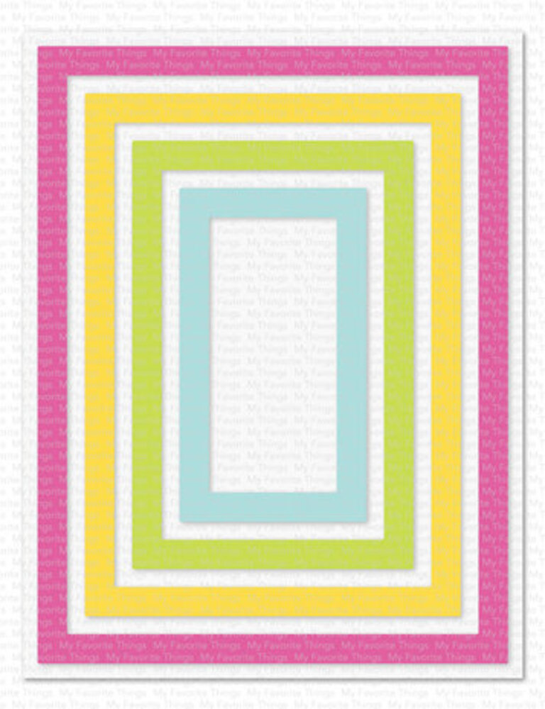 My Favorite Things Die-namics Classic Rectangle Frames (MFT-2572) My Favorite Things Die-namics Classic Rectangle Frames (MFT-2572)
