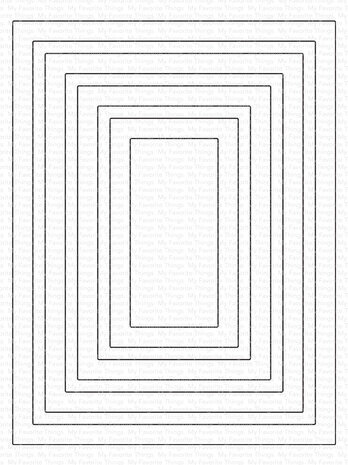 My Favorite Things Die-namics Classic Rectangle Frames (MFT-2572) My Favorite Things Die-namics Classic Rectangle Frames (MFT-2572)