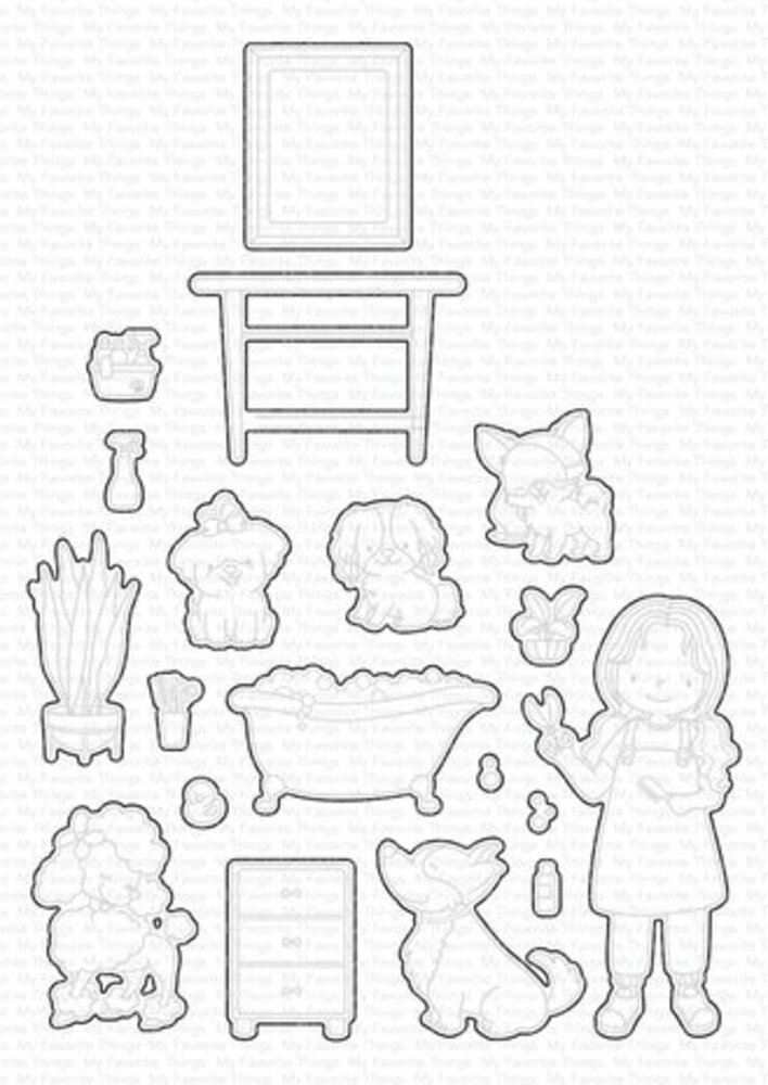 My Favorite Things Die-namics Pampered Pups (MFT-2575)