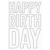 My Favorite Things Die-namics Big Happy Birthday (MFT-2578)