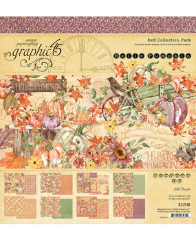 Graphic 45 Hello Pumpkin 8x8 Inch Collection Pack (4502716) Graphic 45 Hello Pumpkin 8x8 Inch Collection Pack (4502716)