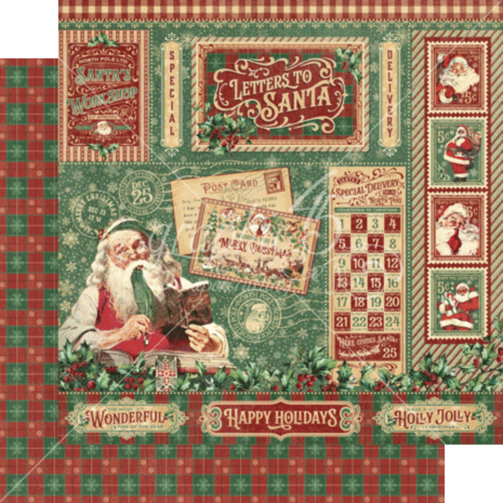 Graphic 45 Letters to Santa 8x8 Inch Collection Pack (4502696) Graphic 45 Letters to Santa 8x8 Inch Collection Pack (4502696)
