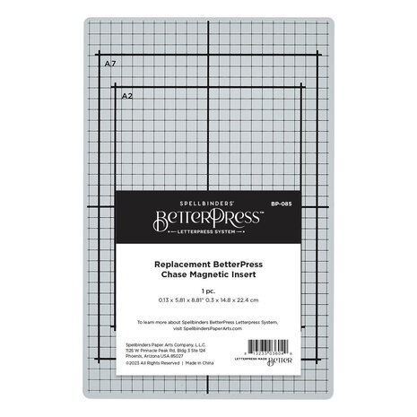 Spellbinders BetterPress Replacement Chase Magnetic Insert (BP-085)