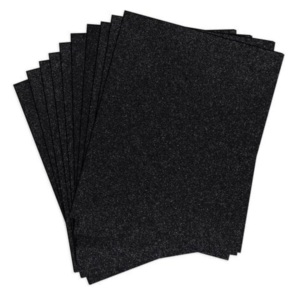 Spellbinders Pop-Up Die Cutting Glitter Foam Sheets Black (SCS-292) Spellbinders Pop-Up Die Cutting Glitter Foam Sheets Black (SCS-292)