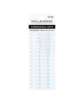 Spellbinders Dimensional Enamel Dots Two Tone Blue (SCS-286) Spellbinders Dimensional Enamel Dots Two Tone Blue (SCS-286)