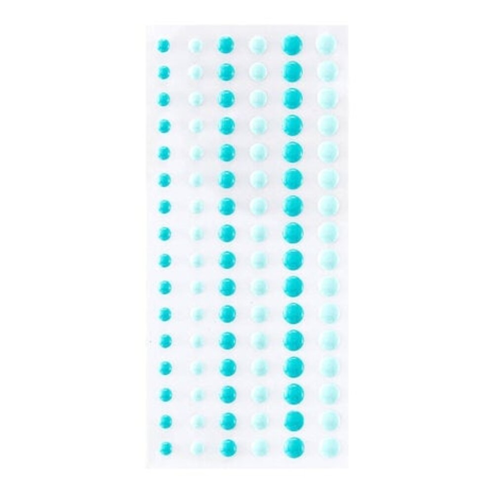 Spellbinders Dimensional Enamel Dots Two Tone Teal (SCS-287)