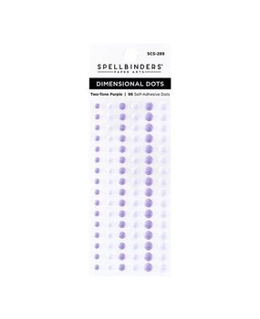 Spellbinders Dimensional Enamel Dots Two Tone Purple (SCS-289) Spellbinders Dimensional Enamel Dots Two Tone Purple (SCS-289)