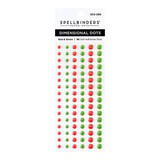 Spellbinders Dimensional Enamel Dots Red & Green (SCS-290)