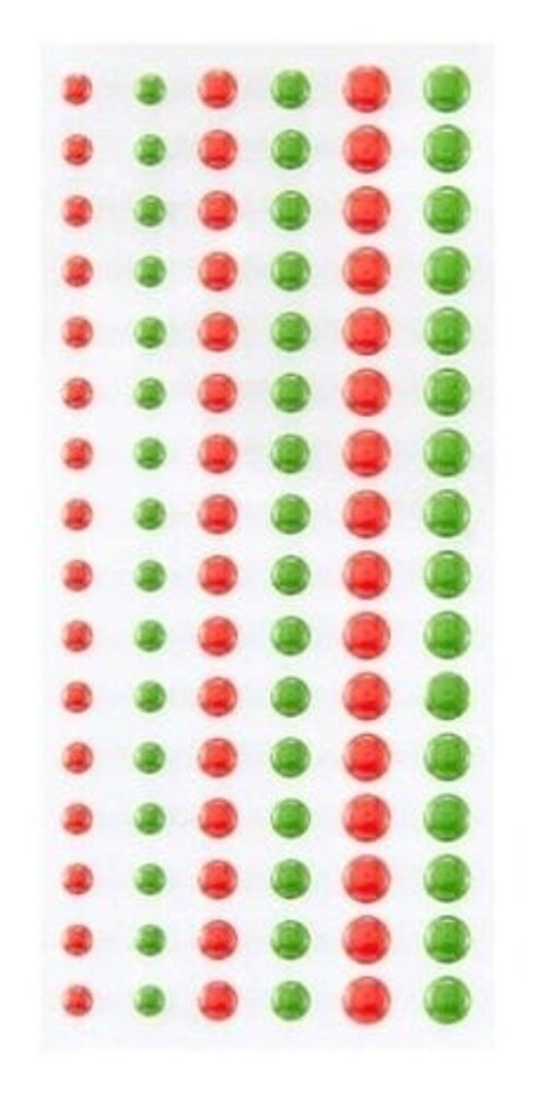 Spellbinders Dimensional Enamel Dots Red & Green (SCS-290) Spellbinders Dimensional Enamel Dots Red & Green (SCS-290)