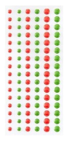 Spellbinders Dimensional Enamel Dots Red & Green (SCS-290) Spellbinders Dimensional Enamel Dots Red & Green (SCS-290)