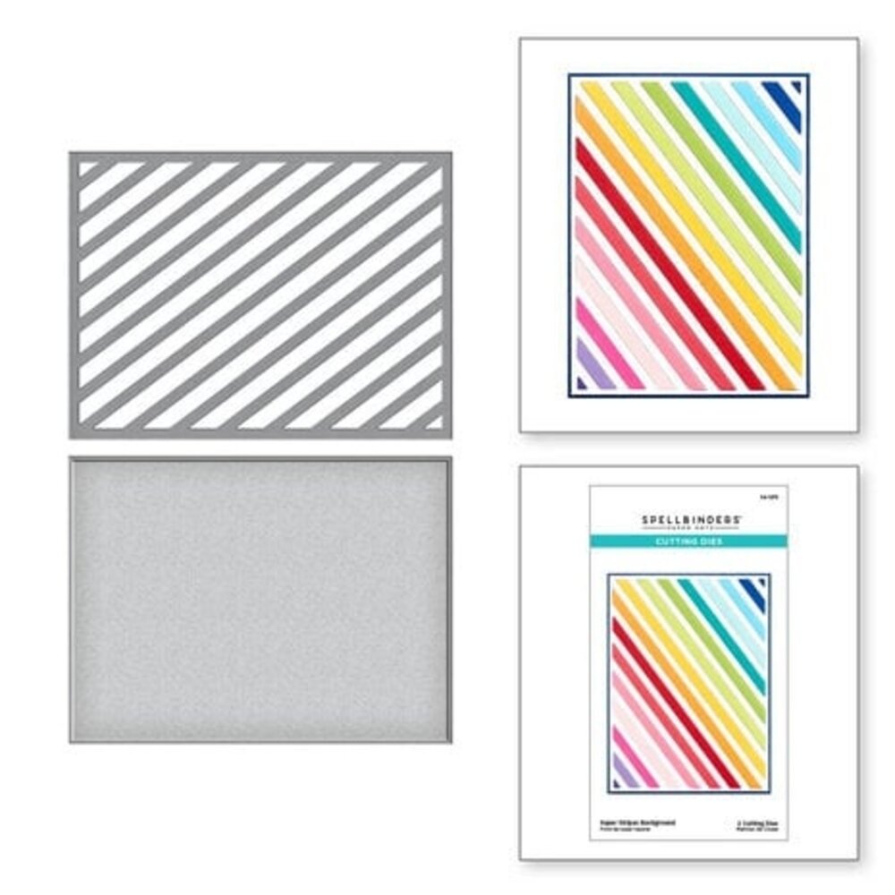 Spellbinders Super Stripes Background Dies (S4-1275) Spellbinders Super Stripes Background Dies (S4-1275)