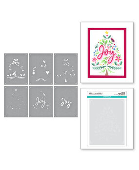 Spellbinders Layered Christmas Stencils Layered Joy Tree Stencils (STN-069) Spellbinders Layered Christmas Stencils Layered Joy Tree Stencils (STN-069)