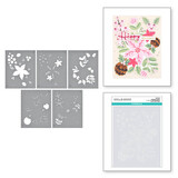 Spellbinders Classic Christmas Christmas Florals Stencil (STN-066)