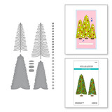 Spellbinders Classic Christmas Bottle Brush Trees Duo Dies (S5-585)