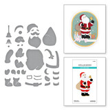 Spellbinders Classic Christmas Santa's Here! Dies (S4-1289)