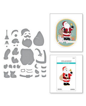Spellbinders Classic Christmas Santa's Here! Dies (S4-1289) Spellbinders Classic Christmas Santa's Here! Dies (S4-1289)