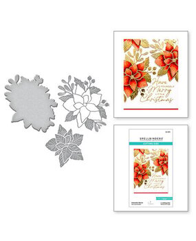 Spellbinders De-Light-Ful Christmas Poinsettia Bloom Dies (S4-1293) Spellbinders De-Light-Ful Christmas Poinsettia Bloom Dies (S4-1293)