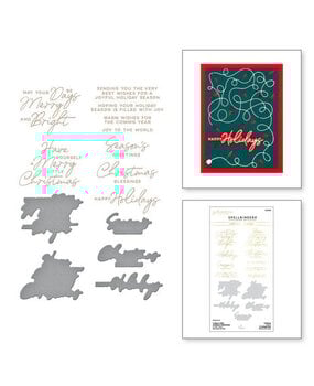 Spellbinders De-Light-Ful Christmas A Merry Little Christmas Sentiments Glimmer Hot Foil Plate & Die Set (GLP-382) Spellbinders De-Light-Ful Christmas A Merry Little Christmas Sentiments Glimmer Hot Foil Plate & Die Set (GLP-382)