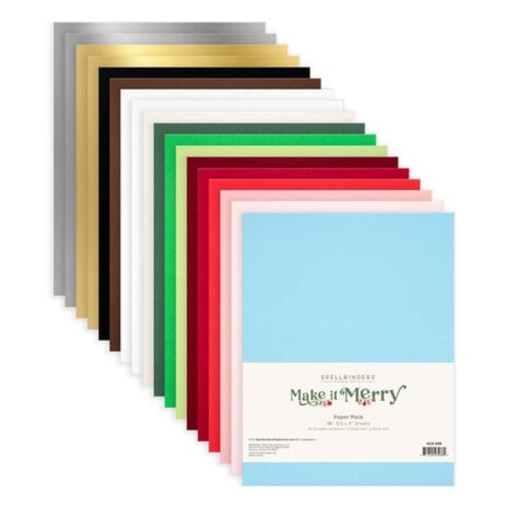 Spellbinders Make It Merry Limited Edition Holiday Cardmaking Kit (BD-0760) Spellbinders Make It Merry Limited Edition Holiday Cardmaking Kit (BD-0760)