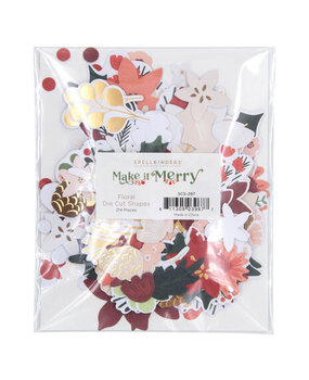 Spellbinders Make It Merry Floral Die Cuts (SCS-297) Spellbinders Make It Merry Floral Die Cuts (SCS-297)