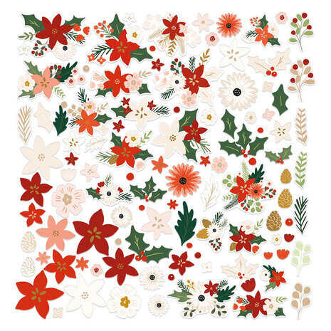 Spellbinders Make It Merry Floral Die Cuts (SCS-297) Spellbinders Make It Merry Floral Die Cuts (SCS-297)