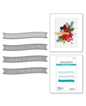 Spellbinders Make It Merry Sentiments Dies (S1-124 ) Spellbinders Make It Merry Sentiments Dies (S1-124 )