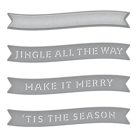 Spellbinders Make It Merry Sentiments Dies (S1-124 ) Spellbinders Make It Merry Sentiments Dies (S1-124 )