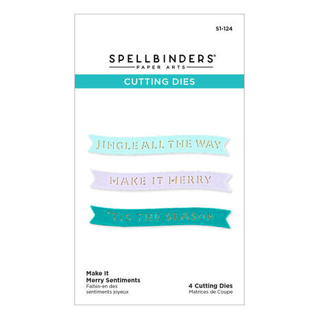 Spellbinders Make It Merry Sentiments Dies (S1-124 ) Spellbinders Make It Merry Sentiments Dies (S1-124 )