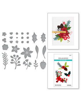 Spellbinders Make It Merry Florals Dies (S4-1288) Spellbinders Make It Merry Florals Dies (S4-1288)