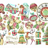 Stamperia Christmas Greetings Ephemera (DFLCT24) Stamperia Christmas Greetings Ephemera (DFLCT24)