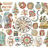 Stamperia Christmas Greetings Die Cuts (DFLDC81) Stamperia Christmas Greetings Die Cuts (DFLDC81)