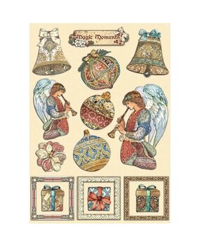 Stamperia Christmas Greetings Wooden Shapes A5 (KLSP143)* Stamperia Christmas Greetings Wooden Shapes A5 (KLSP143)*