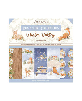 Stamperia Winter Valley 8x8 Inch Paper Pack (SBBS88) Stamperia Winter Valley 8x8 Inch Paper Pack (SBBS88)