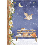 Stamperia Winter Valley Sweet Night Rice Paper A4 (DFSA4800)