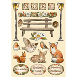 Stamperia Winter Valley Wooden Shapes A5 (KLSP144)*