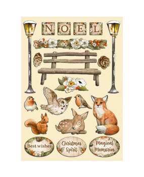 Stamperia Winter Valley Wooden Shapes A5 (KLSP144)* Stamperia Winter Valley Wooden Shapes A5 (KLSP144)*