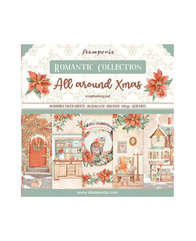 Stamperia All Around Christmas 8x8 Inch Paper Pack (SBBS89) Stamperia All Around Christmas 8x8 Inch Paper Pack (SBBS89)