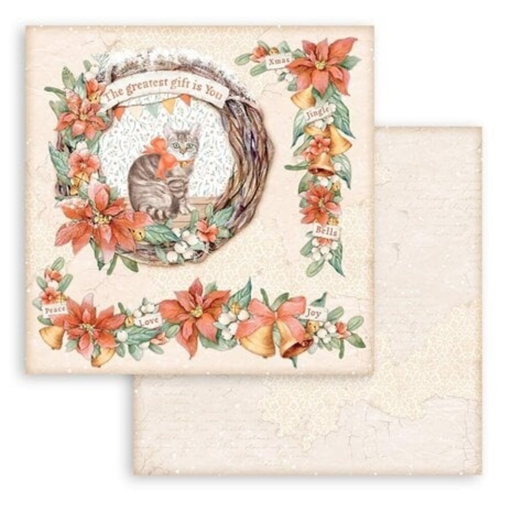Stamperia All Around Christmas 8x8 Inch Paper Pack (SBBS89) Stamperia All Around Christmas 8x8 Inch Paper Pack (SBBS89)