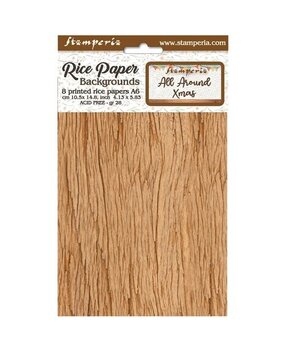 Stamperia All Around Christmas Rice Paper Backgrounds A6 (DFSAK6009)* Stamperia All Around Christmas Rice Paper Backgrounds A6 (DFSAK6009)*