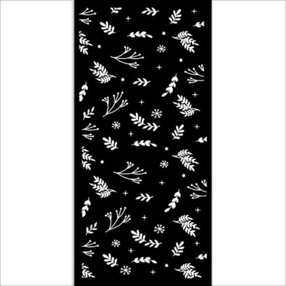 Stamperia Christmas Thick Stencil 12x25cm Leaves and Little Branches (KSTDL85) Stamperia Christmas Thick Stencil 12x25cm Leaves and Little Branches (KSTDL85)