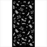 Stamperia Christmas Thick Stencil 12x25cm Leaves and Little Branches (KSTDL85)*